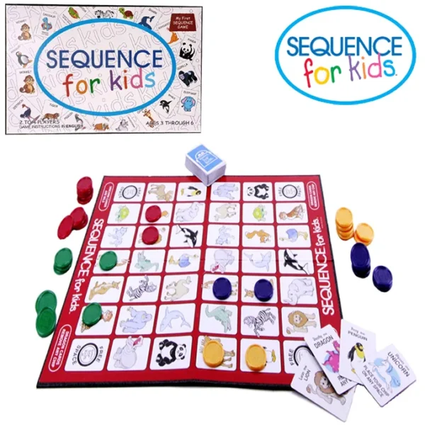 Sequence For Kids Rectangular Box –Game For Kids - Image 3