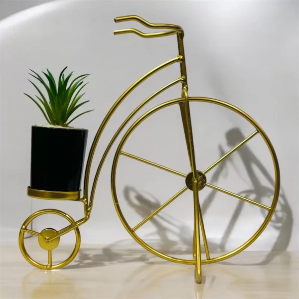 Vintage Victorian Cycle Shape Flower Vase for Home
