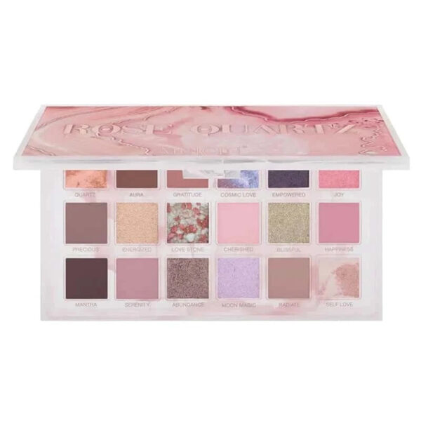 MUICIN Pink Rose Quartz Eyeshadow Palette, Gemstone Inspired Beauty for Luminous Looks.