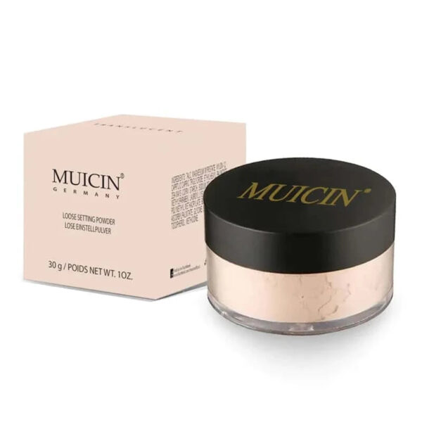 MUICIN Radiant Finish Loose Powder, Light and Luminous Complexion for Face and Body.