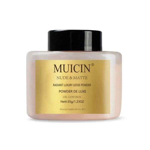MUICIN Nude Matte Radiant Loose Powder, Invisible Finish for a Flawless Complexion.