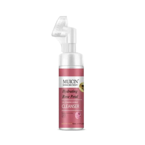 MUICIN Rose Petal Gel Foaming Bubble Cleanser. - Image 9