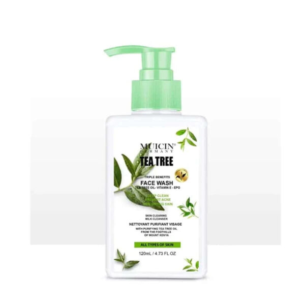 MUICIN Tea Tree Face Wash, Clarifying Deep Clean. - Image 2
