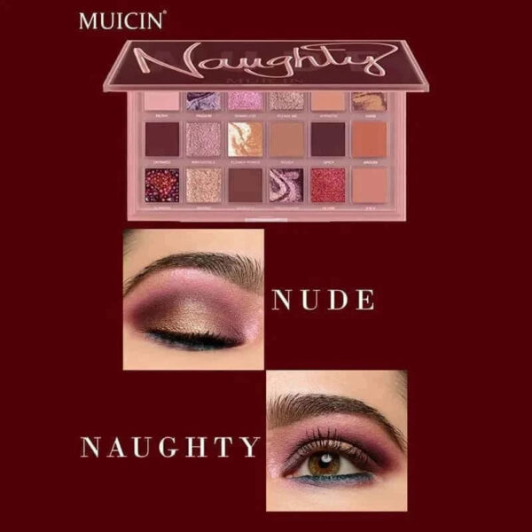 MUICIN Nude Naughty Eyeshadow Palette, Subtle To Bold Spectrum. - Image 2