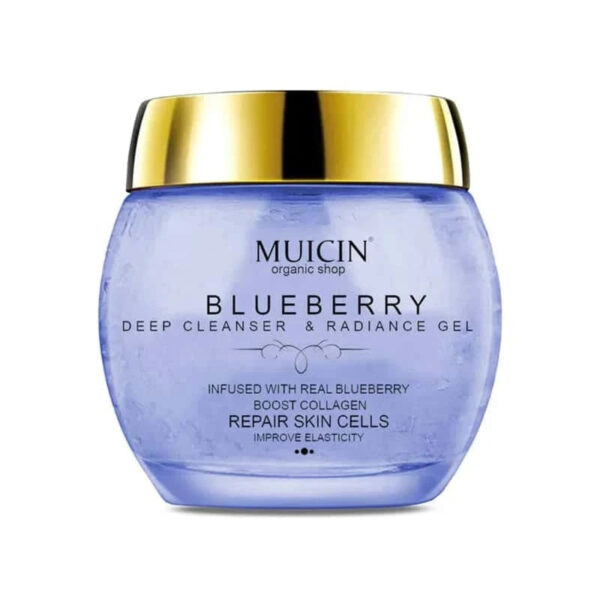 MUICIN Blueberry Deep Cleanser & Radiance Gel 150 g, Hydrate & Repair Skin.
