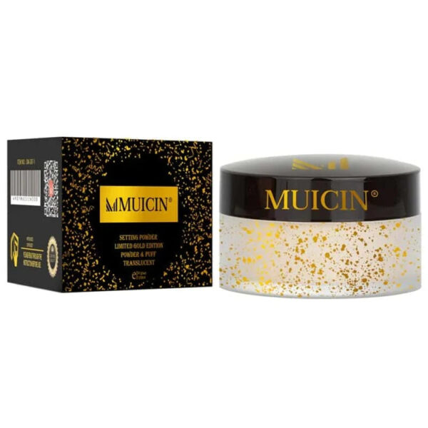 MUICIN Translucent Setting Powder Limited Gold Edition.