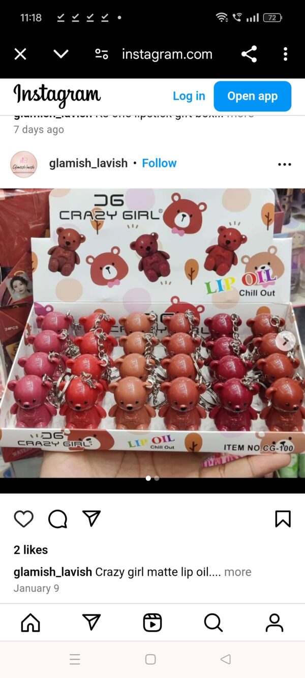Cute Teddy Bear Matte Glosses Set Of 24. - Image 3