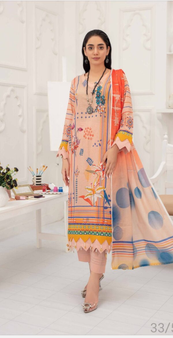 RAS BHARI VOL -01 BY AALAYA Lawn (Un Stitched) 3 Piece 2025 collection - Image 2