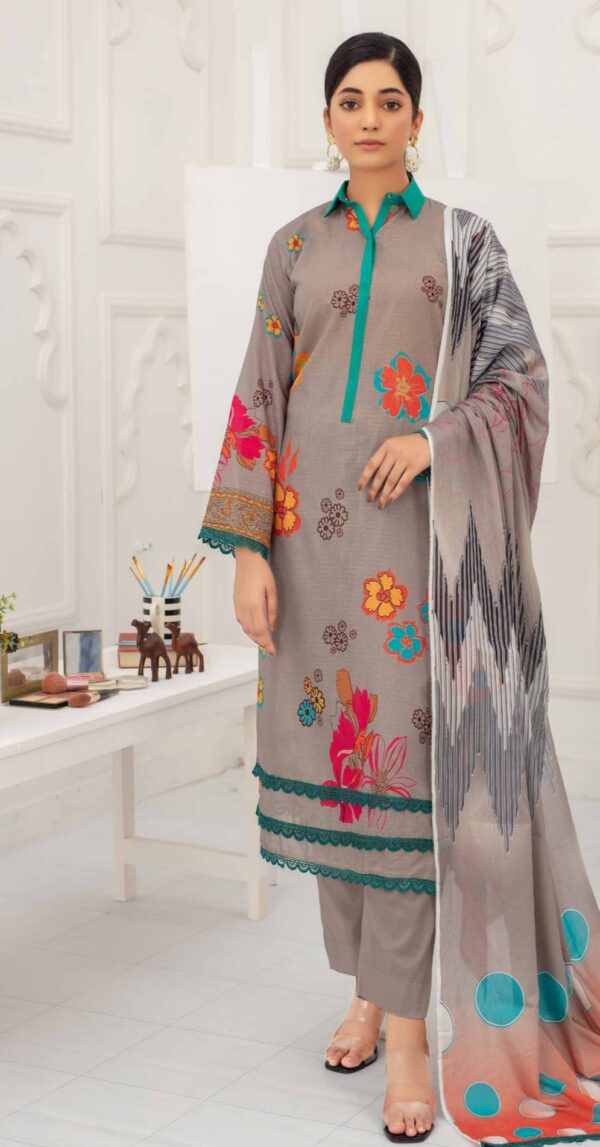RAS BHARI VOL -01 BY AALAYA Lawn (Un Stitched) 3 Piece 2025 collection - Image 8
