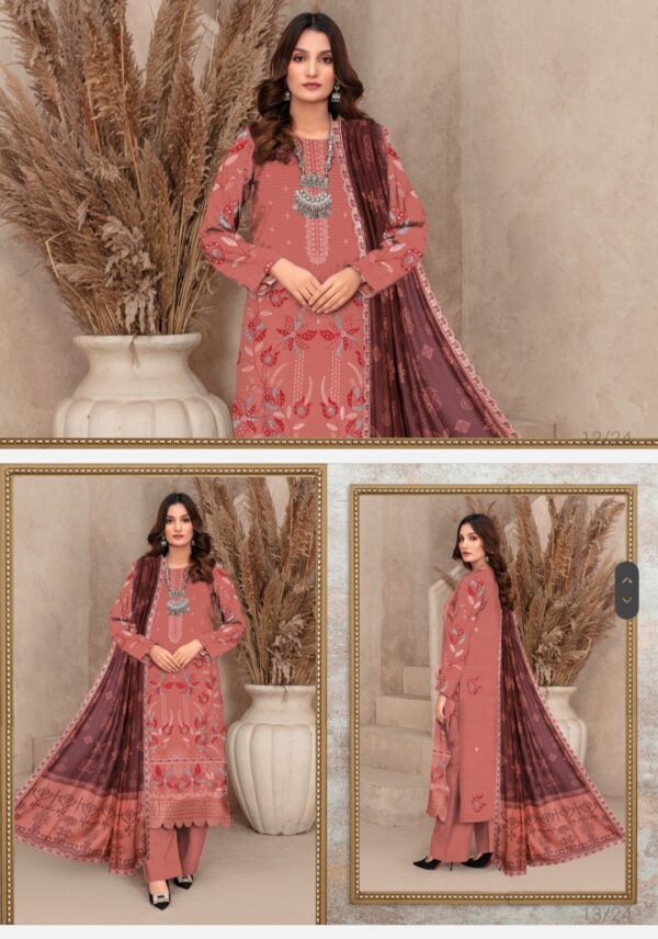DILPASAND Premium Embroidered Bana Dora Lawn Collection By Habib Faisal Arts 2025 collection - Image 10