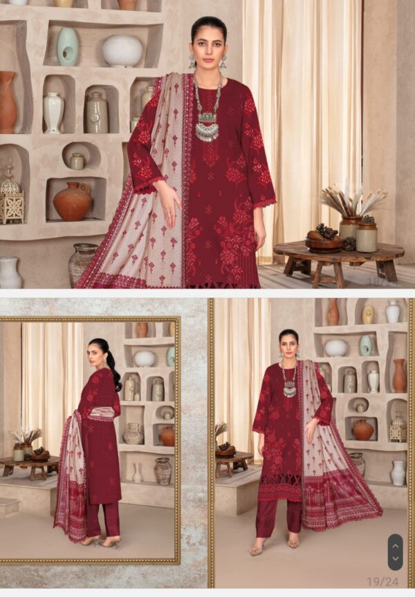 DILPASAND Premium Embroidered Bana Dora Lawn Collection By Habib Faisal Arts 2025 collection - Image 7