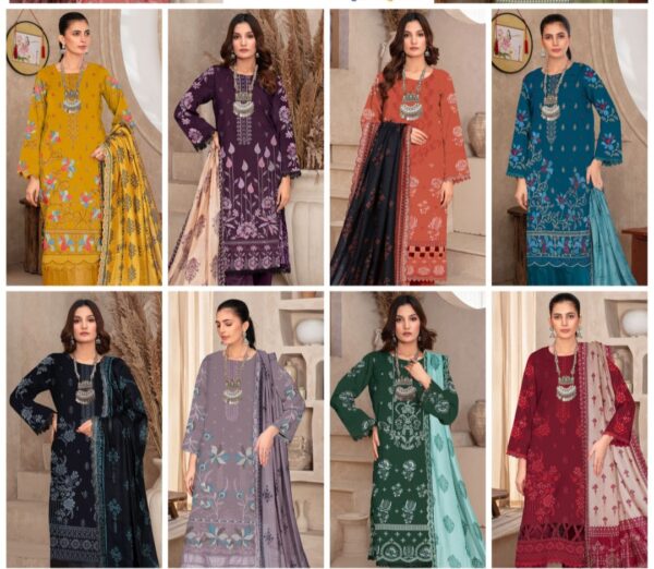 DILPASAND Premium Embroidered Bana Dora Lawn Collection By Habib Faisal Arts 2025 collection