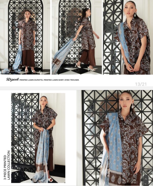 Gul Ahmad lawn 3 piece unstitched summer Amore New collection 2025 by Brand's Lover - Image 7