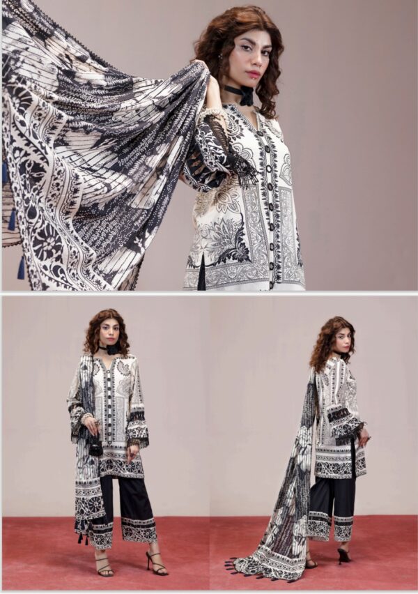 PARIZAD PREMIUM LAWN COLLECTION BY PALTAR LAWN 3 PIECE UNSTTICHED SUIT NEW COLLECTION 2025 - Image 12