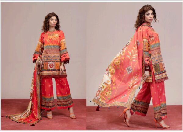 PARIZAD PREMIUM LAWN COLLECTION BY PALTAR LAWN 3 PIECE UNSTTICHED SUIT NEW COLLECTION 2025 - Image 3