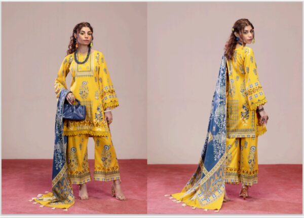 PARIZAD PREMIUM LAWN COLLECTION BY PALTAR LAWN 3 PIECE UNSTTICHED SUIT NEW COLLECTION 2025 - Image 10