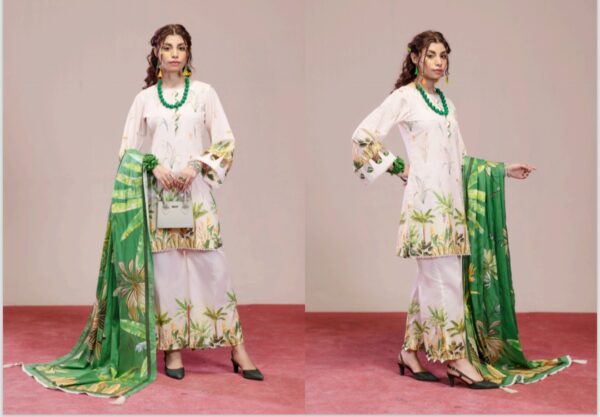 PARIZAD PREMIUM LAWN COLLECTION BY PALTAR LAWN 3 PIECE UNSTTICHED SUIT NEW COLLECTION 2025 - Image 4