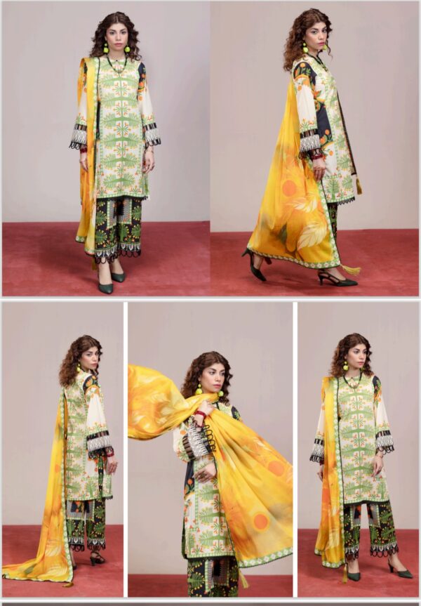 PARIZAD PREMIUM LAWN COLLECTION BY PALTAR LAWN 3 PIECE UNSTTICHED SUIT NEW COLLECTION 2025 - Image 13