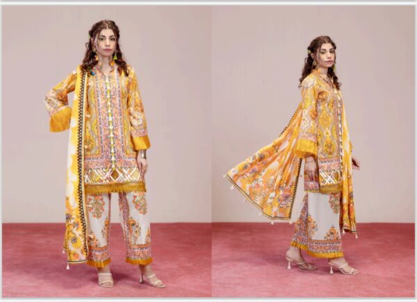 PARIZAD PREMIUM LAWN COLLECTION BY PALTAR LAWN 3 PIECE UNSTTICHED SUIT NEW COLLECTION 2025 - Image 2