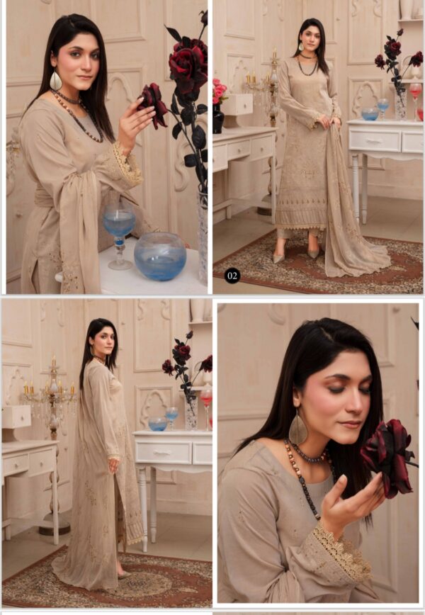 SIRHA M RIAZ ARTS SR3 UNSTITCHED 3 PIECE SUIT NEW COLLECTION  2025 - Image 6