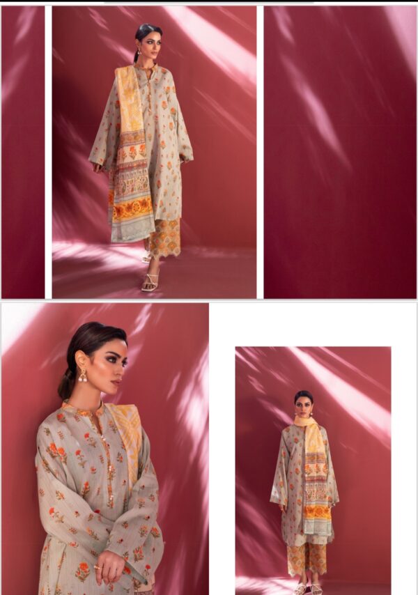 STELL VOL 2 BY REGALIA UNSTITCHED LAWN 3PC  SUIT BY BRAND'S LOVER NEW COLLECTION 2025 - Image 7