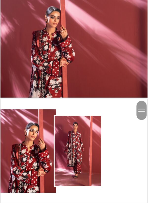 STELL VOL 2 BY REGALIA UNSTITCHED LAWN 3PC  SUIT BY BRAND'S LOVER NEW COLLECTION 2025 - Image 2