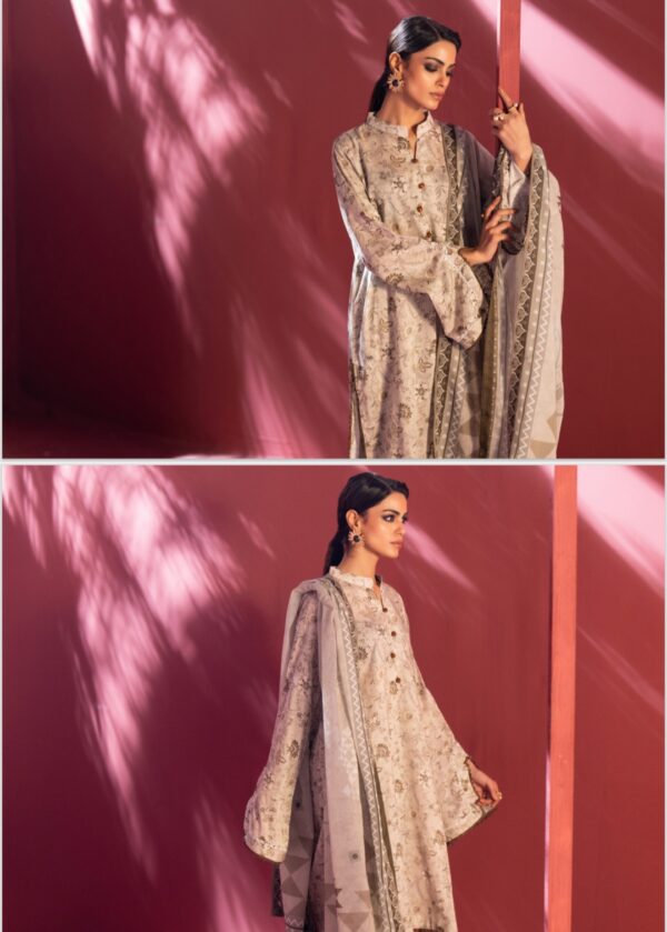 STELL VOL 2 BY REGALIA UNSTITCHED LAWN 3PC  SUIT BY BRAND'S LOVER NEW COLLECTION 2025 - Image 10