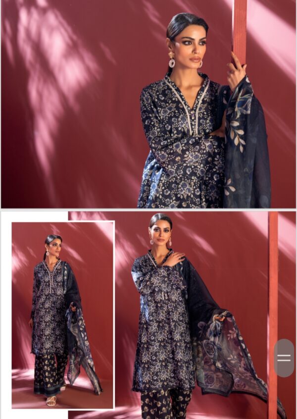 STELL VOL 2 BY REGALIA UNSTITCHED LAWN 3PC  SUIT BY BRAND'S LOVER NEW COLLECTION 2025 - Image 5