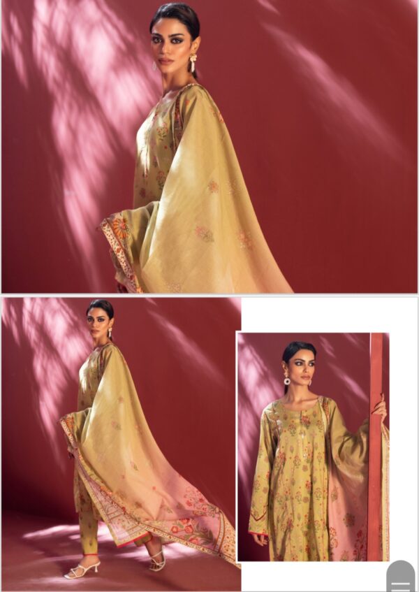STELL VOL 2 BY REGALIA UNSTITCHED LAWN 3PC  SUIT BY BRAND'S LOVER NEW COLLECTION 2025 - Image 11