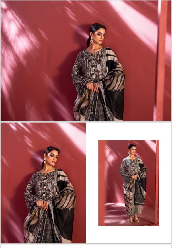 STELL VOL 2 BY REGALIA UNSTITCHED LAWN 3PC  SUIT BY BRAND'S LOVER NEW COLLECTION 2025 - Image 4
