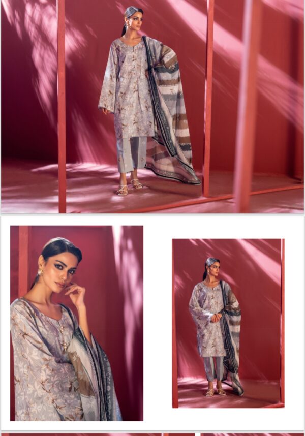 STELL VOL 2 BY REGALIA UNSTITCHED LAWN 3PC  SUIT BY BRAND'S LOVER NEW COLLECTION 2025 - Image 9