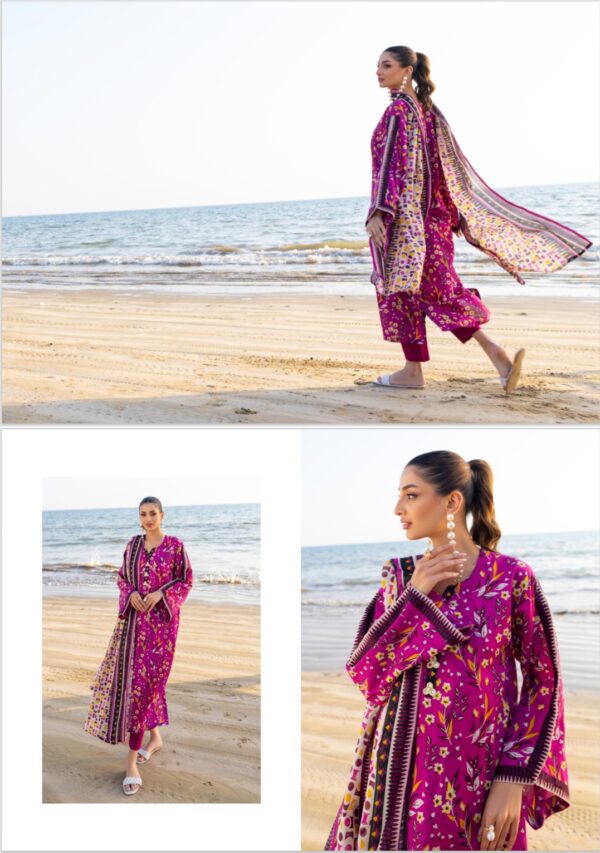 SALINA PRINTED VOL 5 LAWN UNSTITCHED 3PC SUIT BY BRAND'S LOVER NEW COLLECTION 2025 - Image 7