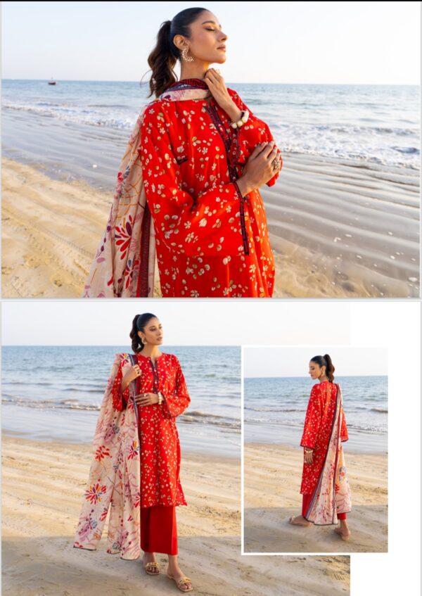 SALINA PRINTED VOL 5 LAWN UNSTITCHED 3PC SUIT BY BRAND'S LOVER NEW COLLECTION 2025 - Image 8