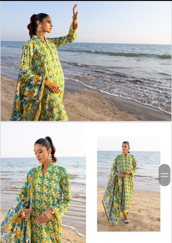 SALINA PRINTED VOL 5 LAWN UNSTITCHED 3PC SUIT BY BRAND'S LOVER NEW COLLECTION 2025 - Image 4