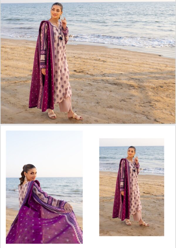SALINA PRINTED VOL 5 LAWN UNSTITCHED 3PC SUIT BY BRAND'S LOVER NEW COLLECTION 2025 - Image 12