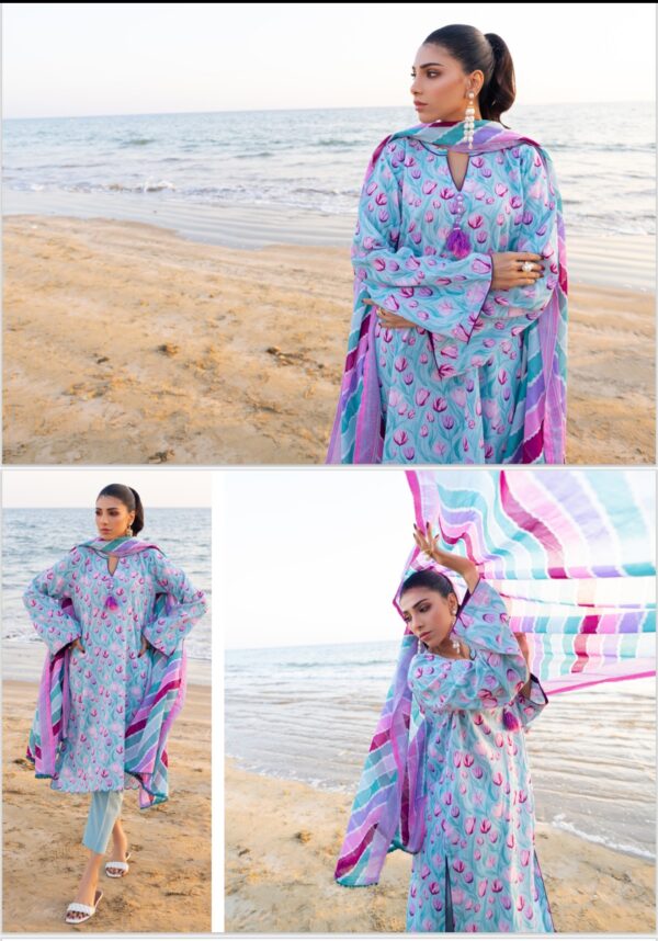 SALINA PRINTED VOL 5 LAWN UNSTITCHED 3PC SUIT BY BRAND'S LOVER NEW COLLECTION 2025 - Image 5