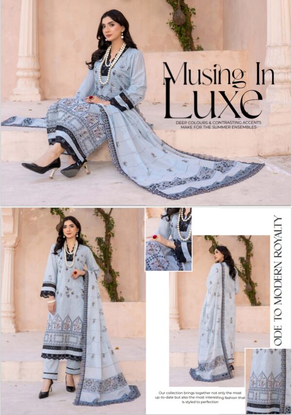 CHANCHAL BY AALAYA VOL 1 UNSTITCHED 3 PC LAWN SUIT NEW COLLECTION 2025 - Image 7