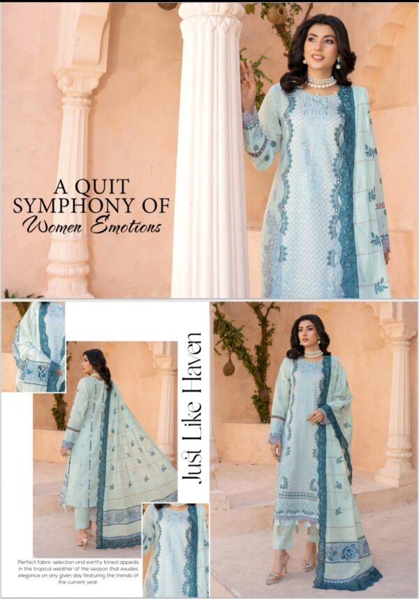 CHANCHAL BY AALAYA VOL 1 UNSTITCHED 3 PC LAWN SUIT NEW COLLECTION 2025 - Image 3