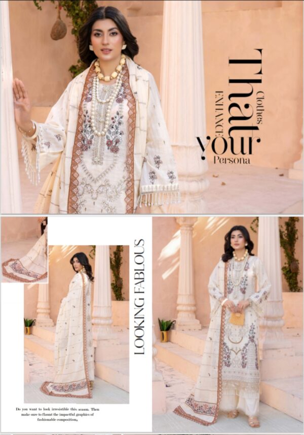 CHANCHAL BY AALAYA VOL 1 UNSTITCHED 3 PC LAWN SUIT NEW COLLECTION 2025 - Image 10