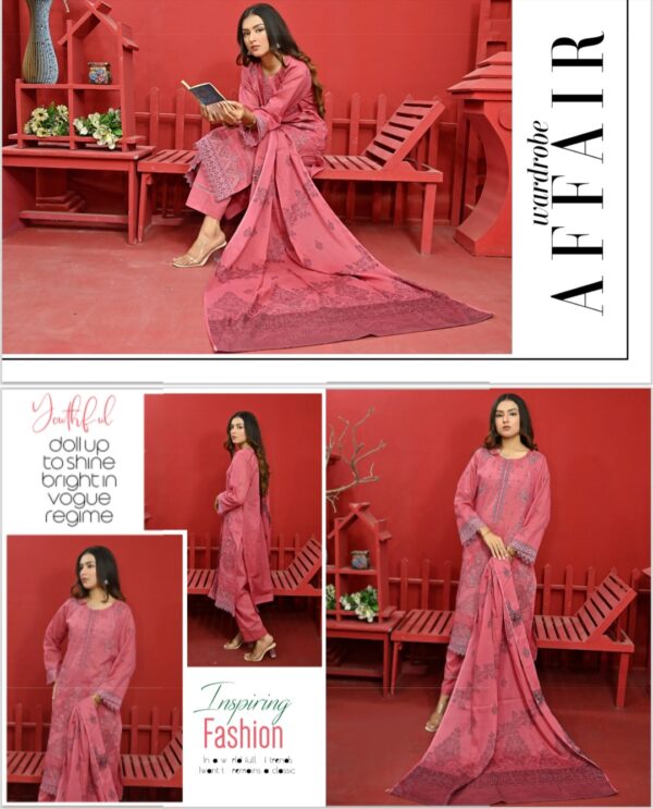 SIRHA VOL5 UNSTITSHED LAWN 3 PC SUIT NEW COLLECTION 2025 - Image 2