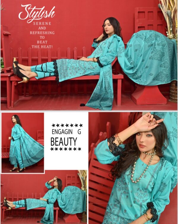 SIRHA VOL5 UNSTITSHED LAWN 3 PC SUIT NEW COLLECTION 2025 - Image 7