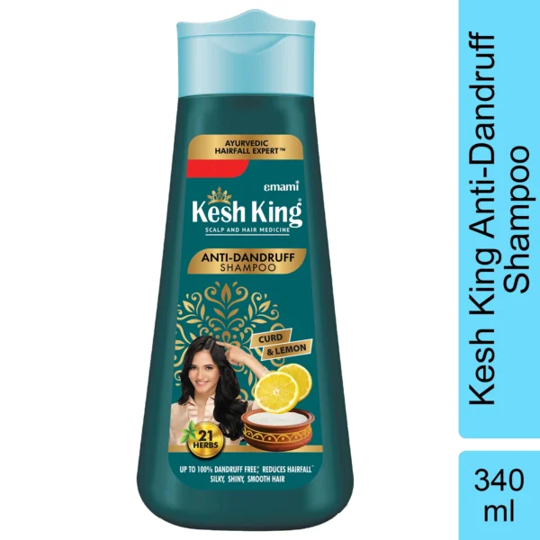 Kesh King Ayurvedic Anti Dandruff Shampoo 340 ML: - Image 3