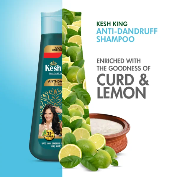 Kesh King Ayurvedic Anti Dandruff Shampoo 340 ML: - Image 4