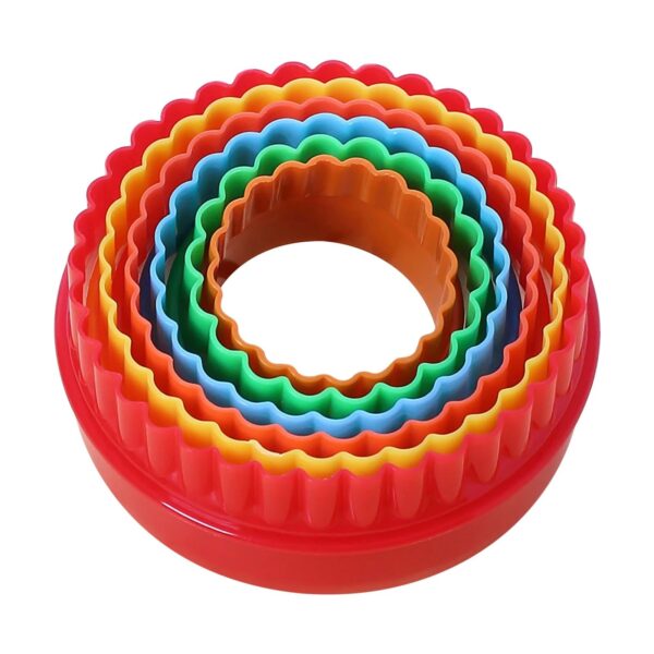 Plastic Cookie Cutter Flower Heart Square Round Fruit Cutter Star Biscuit Cutter Cake Mold Biscuit Diy Fondant Baking Tool: - Image 5