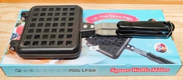 Non Stick Waffle Maker Machine Kitchen Cooking Tool Bubble Egg Cake Oven Waffles Pot Iron Baking Pan - Image 4