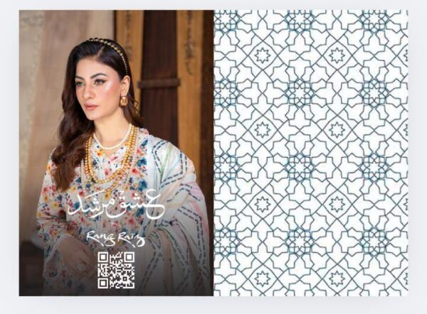 ISHQ-MURSHAD By Rang Riaz (Unstitched).New Collection 2025. - Image 2