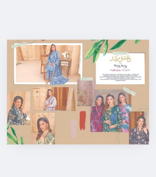 ISHQ-MURSHAD By Rang Riaz (Unstitched).New Collection 2025. - Image 32