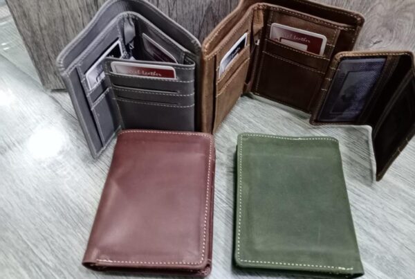 Leather Wallet for Men Book Style 100% Genuine Cow Leather for Boys and Men(Available In 3 Colors Black, Brown, Mustard)