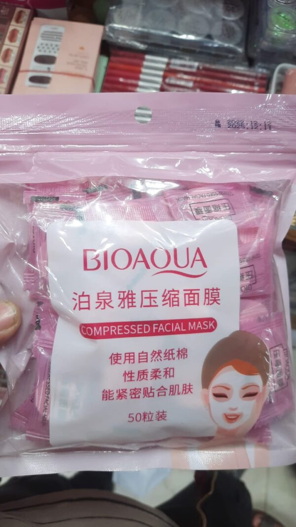 BioAQUA Compressed Facial Tablet Face Sheet Mask