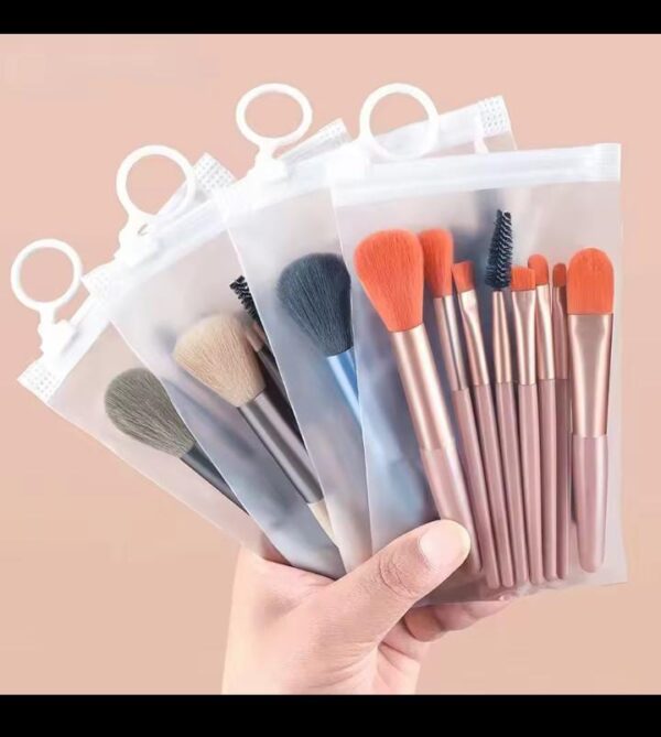 8Pcs Mini Makeup Brush Set Blusher Eyeshadow Brush Loose Powder Foundation Brushes Portable Cosmetics Applicators Make Up Tools - Image 8